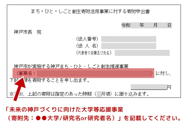 申請書入力例